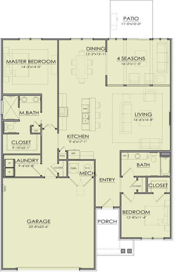 Floor Plans of The Oasis at Hartman Lakes in Shiloh, IL